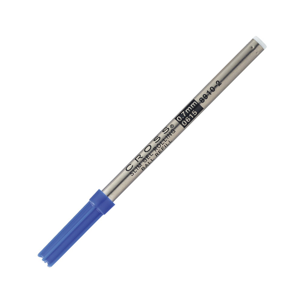 Стержень гелевый для ручки-роллера, тонкий (синий) CROSS 8910-2