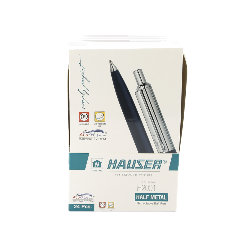 Шариковая ручка HAUSER Half Metal H2001