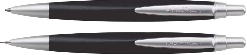 Набор Шариковая ручка + Механический карандаш HAUSER Triangle H2004SET-black