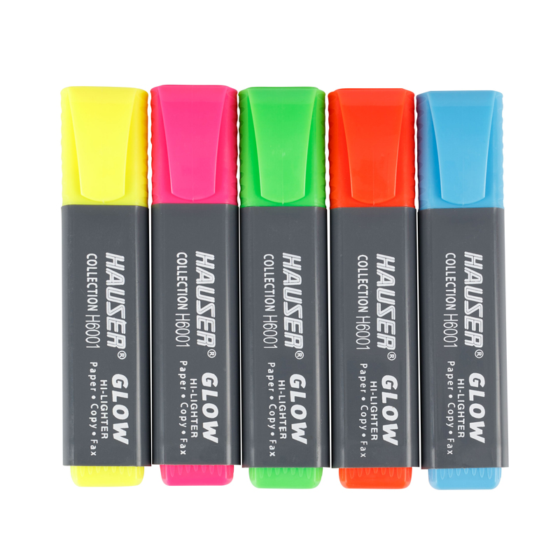 Набор: Текстовыделитель HAUSER Glow H6001SET
