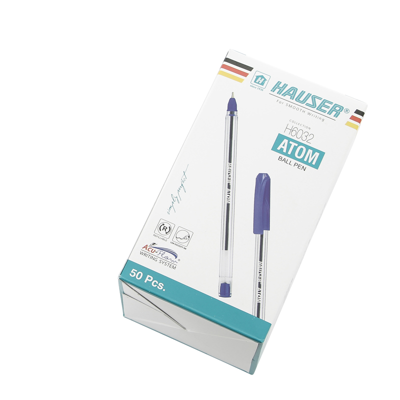 Шариковая ручка HAUSER Atom H6032-blue