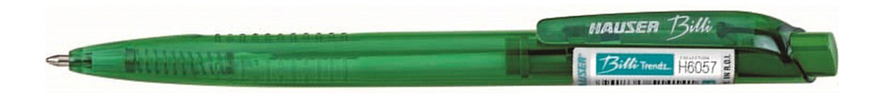 Шариковая ручка HAUSER Billi H6056T-green