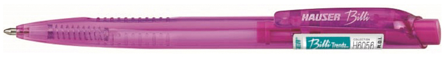 Шариковая ручка HAUSER Billi H6056T-pink