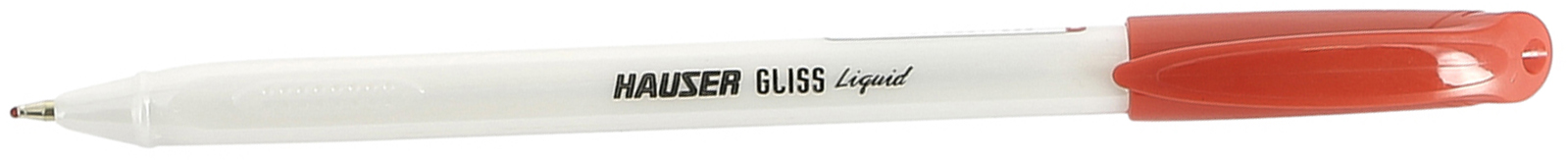 Шариковая ручка HAUSER Gliss H6058-P-red
