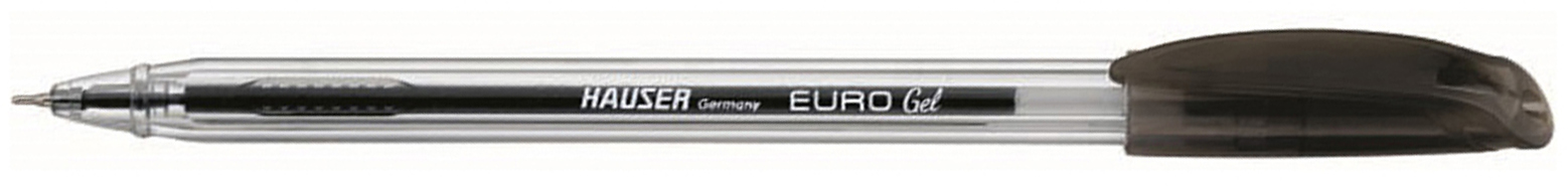 Гелевая ручка HAUSER Euro Gel H6058G-black
