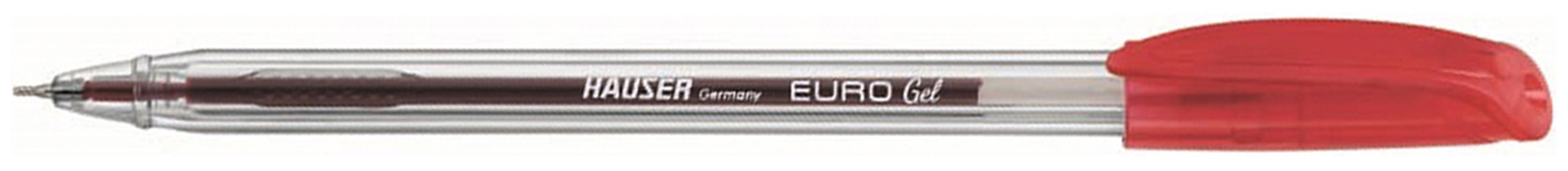 Гелевая ручка HAUSER Euro Gel H6058G-red