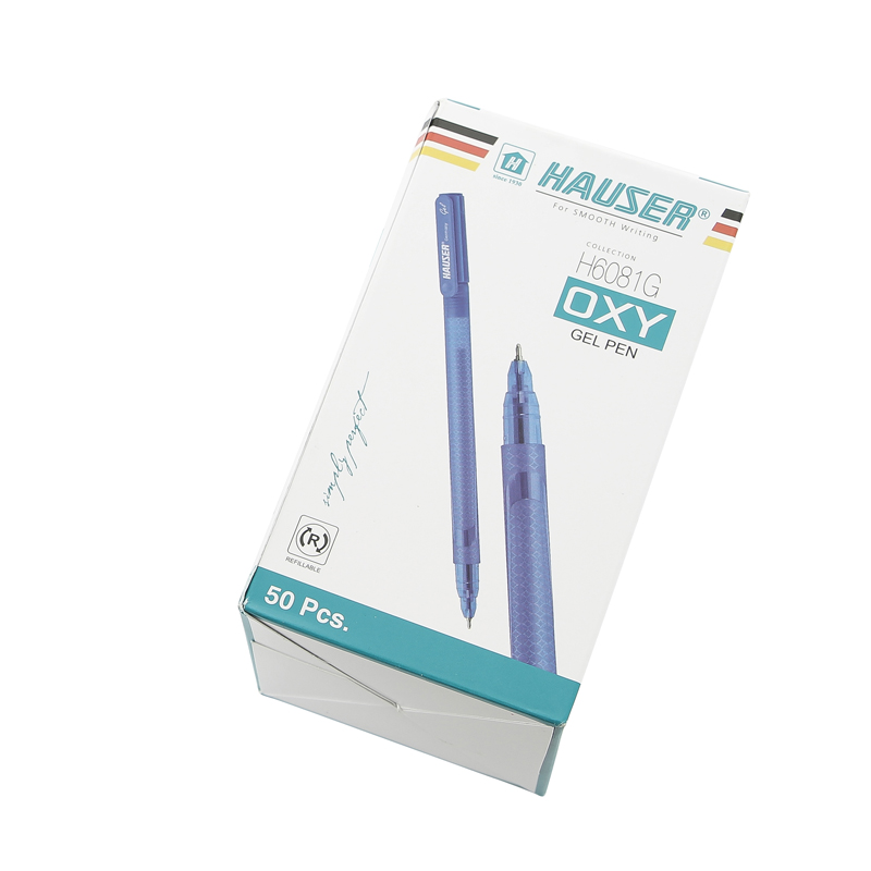 Гелевая ручка HAUSER Oxy Gel H6081G-red