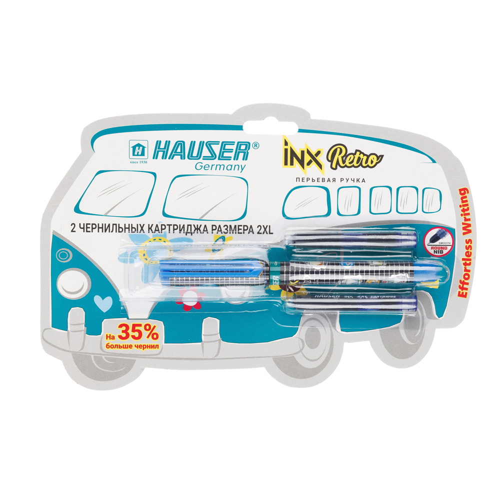 Перьевая ручка HAUSER INX H6111-blue