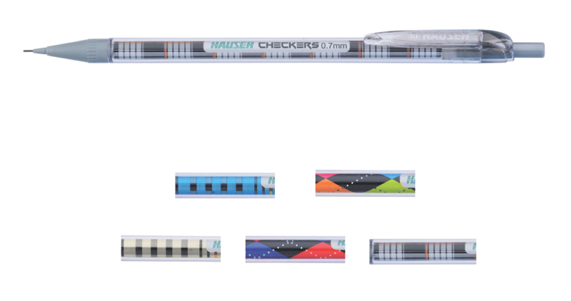 Механический карандаш 0,7 мм HAUSER Checkers H6131