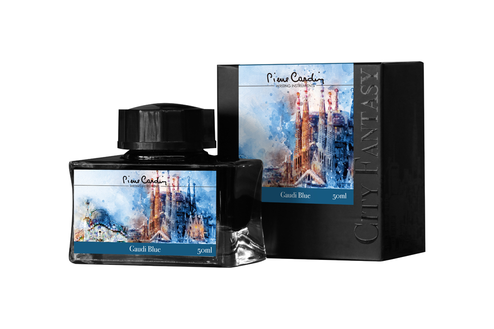 Флакон чернил CITY FANTASY Gaudi Blue (50 мл) PIERRE CARDIN CITY FANTASY PC332-L4