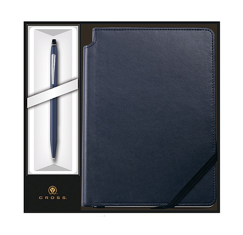 Набор: Шариковая ручка Click Midnight Blue и Записная книжка Journal Midnight Blue AT0622-121/2M