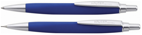 Набор Шариковая ручка + Механический карандаш HAUSER Triangle H2004SET-blue