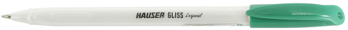 Шариковая ручка HAUSER Gliss H6058-P-green